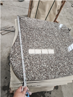 China Natural Stone Granite G664 Red Polished Tombstone