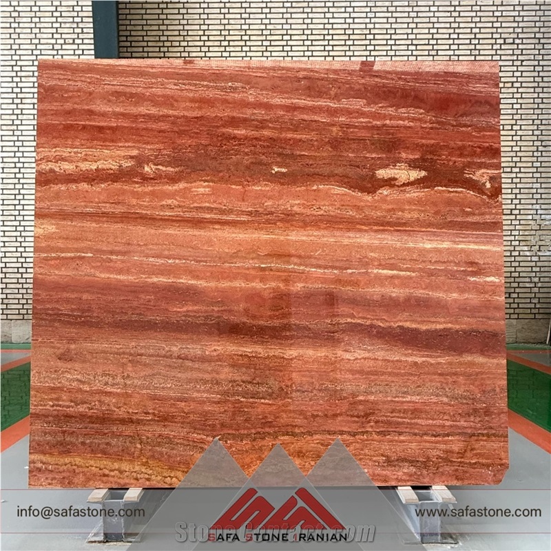 Azar Shahr Red Travertine Slabs
