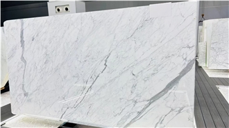 Bianco Carrara White Marble Slabs