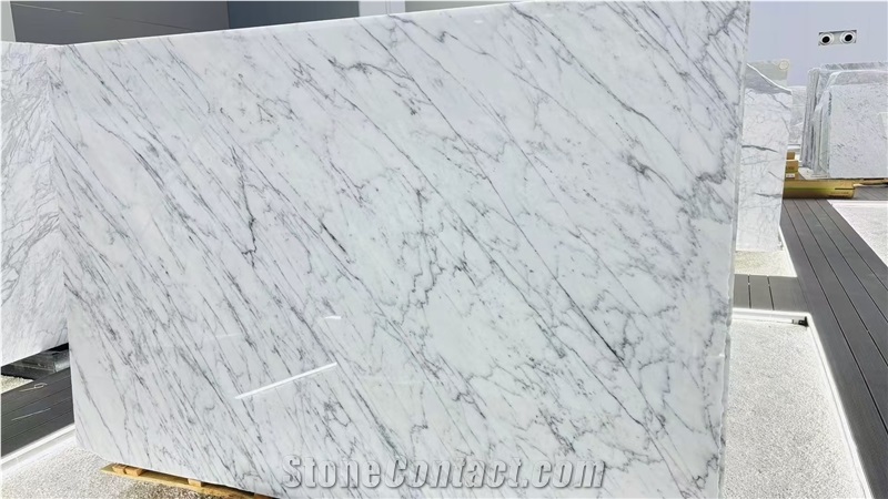 Bianco Carrara White Marble Slabs