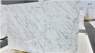 Bianco Carrara White Marble Slabs