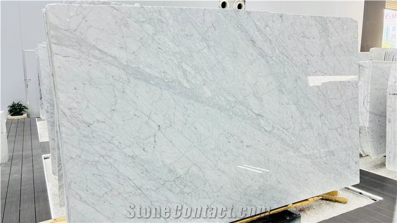 Bianco Carrara White Marble Slabs