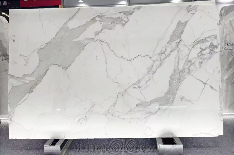 Calacatta Carrara White Polished Slabs
