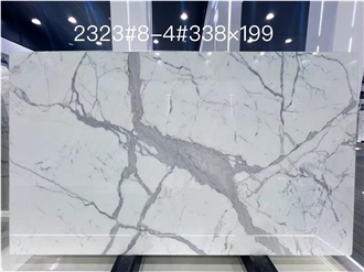 Calacatta Carrara White Polished Slabs