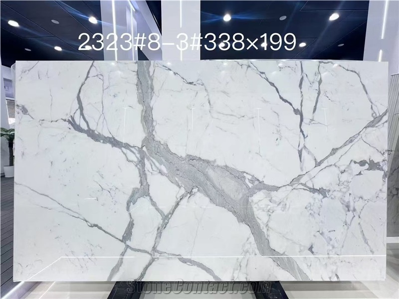 Calacatta Carrara White Polished Slabs