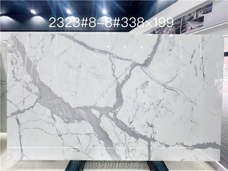 Calacatta Carrara White Polished Slabs