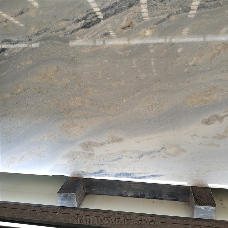 Kungfu Stone Azul Cielo Marble Slabs Wholesale