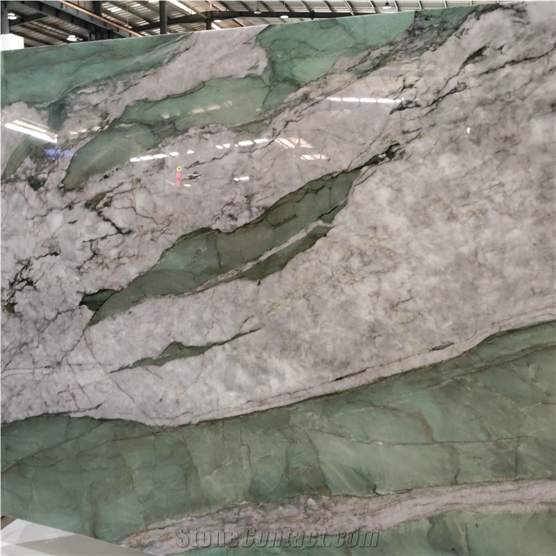 Kungfu Stone Baida Jade Orchid Quartzite Slabs