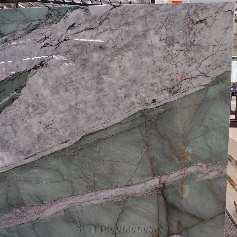 Kungfu Stone Baida Jade Orchid Quartzite Slabs