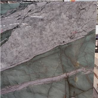 Kungfu Stone Baida Jade Orchid Quartzite Slabs