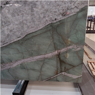 Kungfu Stone Baida Jade Orchid Quartzite Slabs
