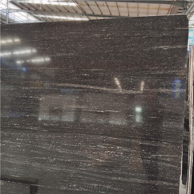 Kungfu Stone Black Universe Granite Slabs Wholesale