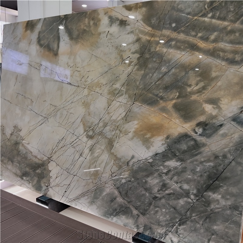 Kungfu Stone Cloud Grey Quartzite Slabs