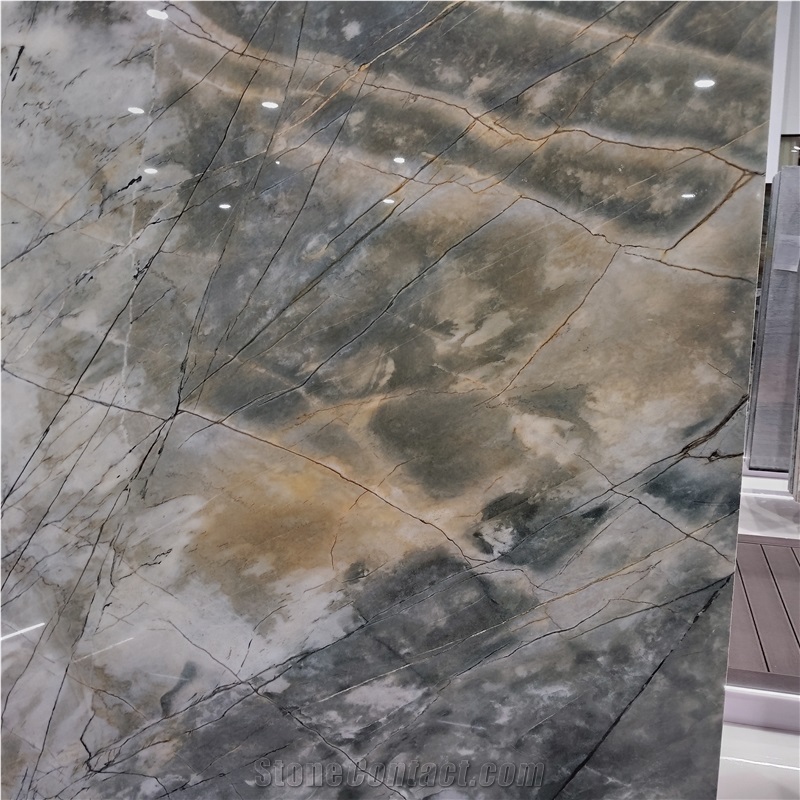 Kungfu Stone Cloud Grey Quartzite Slabs