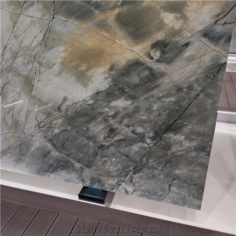 Kungfu Stone Cloud Grey Quartzite Slabs
