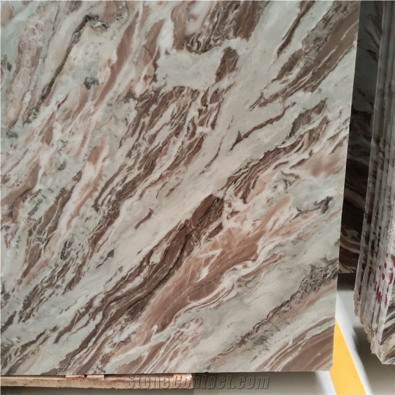 Kungfu Stone Fantasy Brown Marble Slabs Customs Supply