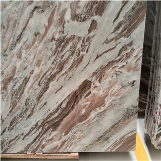 Kungfu Stone Fantasy Brown Marble Slabs Customs Supply