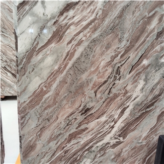 Kungfu Stone Fantasy Brown Marble Slabs Customs Supply