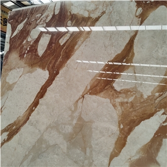 Kungfu Stone Germany Rose Beige Marble Slabs