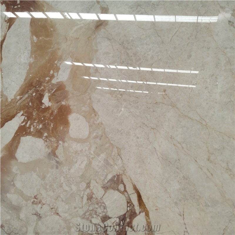 Kungfu Stone Germany Rose Beige Marble Slabs