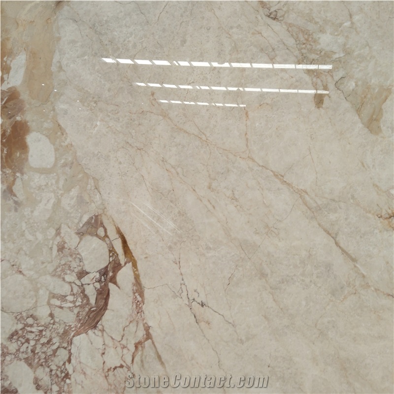 Kungfu Stone Germany Rose Beige Marble Slabs