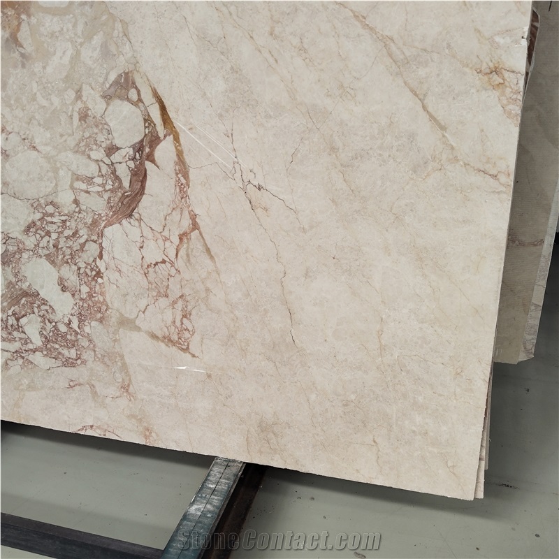 Kungfu Stone Germany Rose Beige Marble Slabs