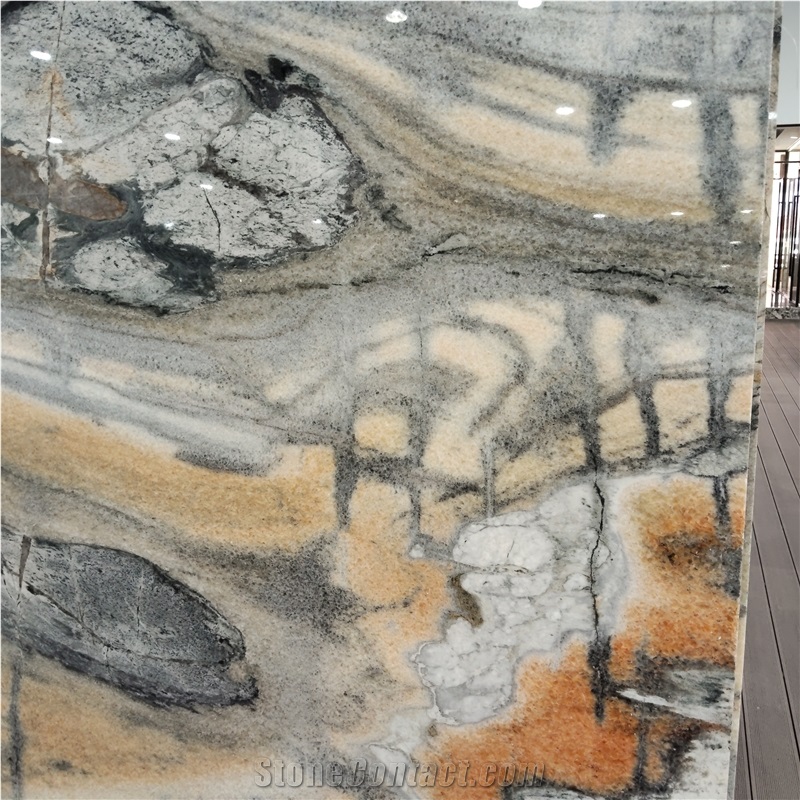 Kungfu Stone Giallo Macaubas Quartzite Slabs
