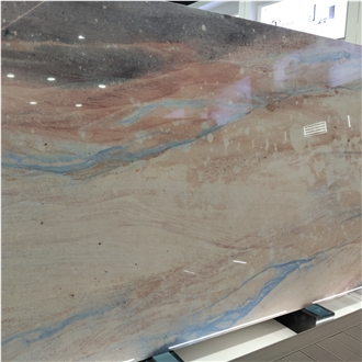 Kungfu Stone Luxury Multicolor Quartzite Slabs Supply