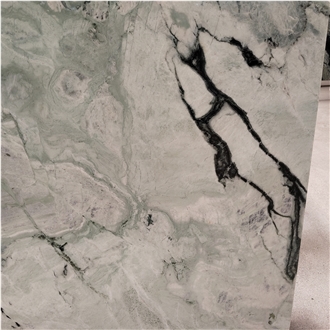 Kungfu Stone Panda Green Marble Slabs