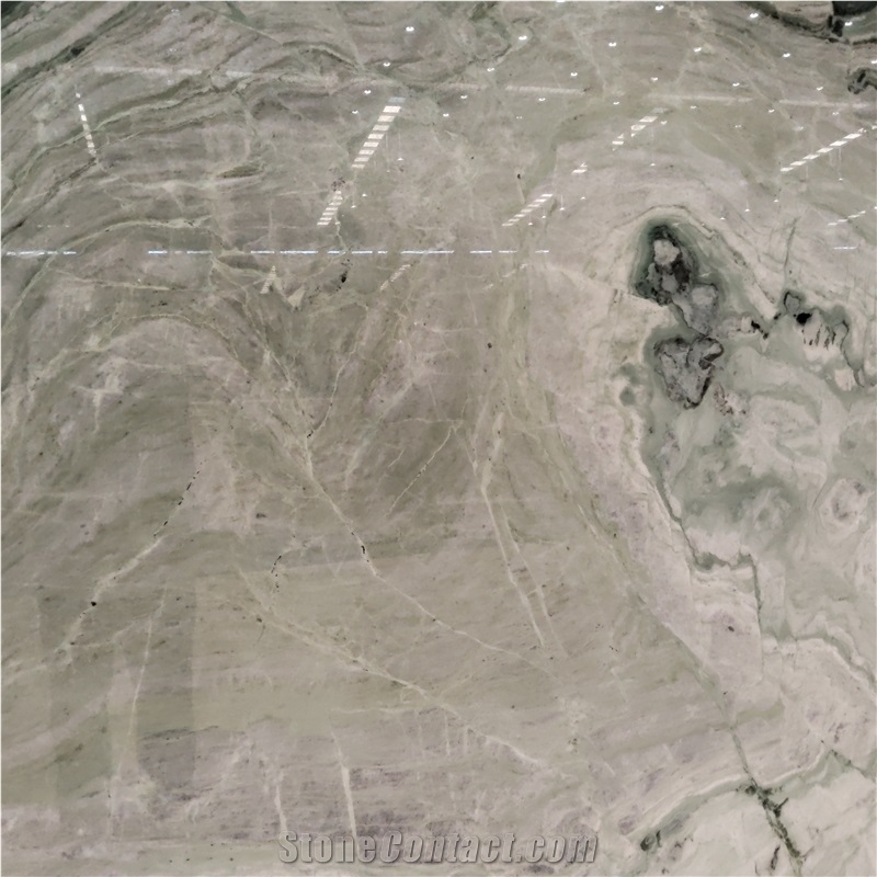 Kungfu Stone Panda Green Marble Slabs