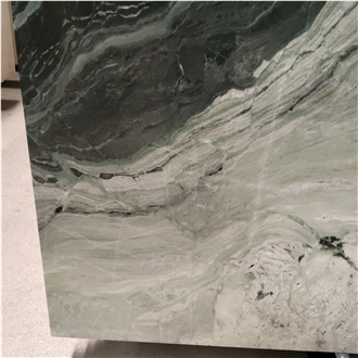 Kungfu Stone Panda Green Marble Slabs