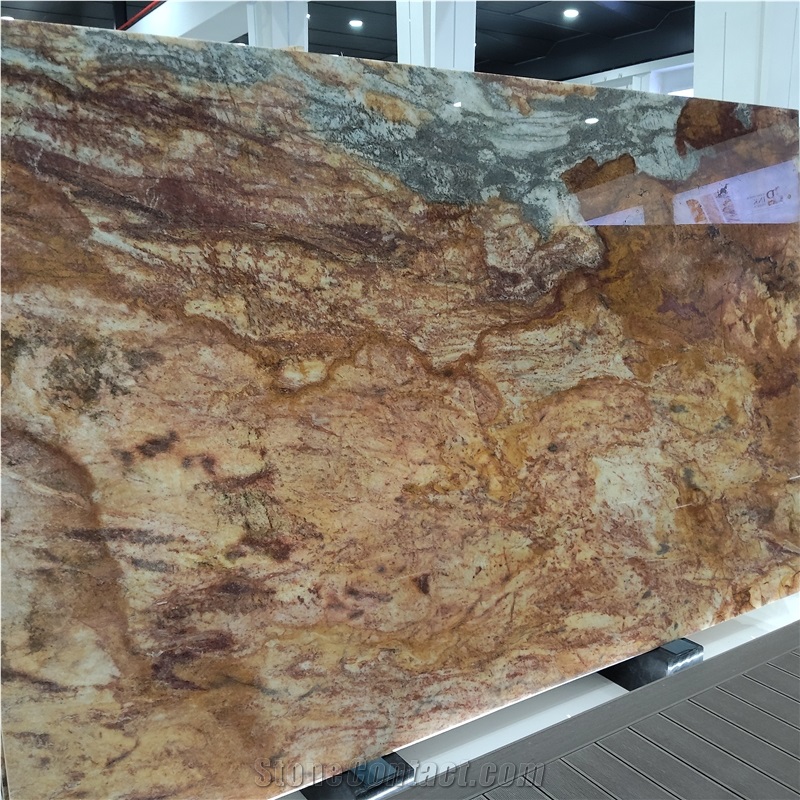 Kungfu Stone Rainbow Impression Quartzite Slabs