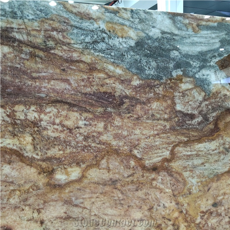 Kungfu Stone Rainbow Impression Quartzite Slabs