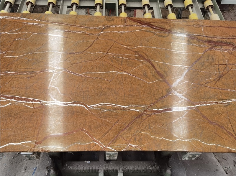 Kungfu Stone Rainforest Golden Coffee Marble Slabs