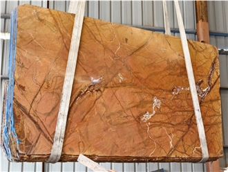 Kungfu Stone Rainforest Golden Coffee Marble Slabs
