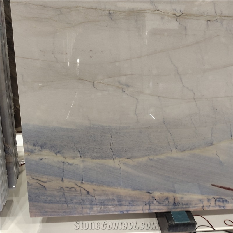 Kungfu Stone Supply Azul Cielo Blue Quartzite Slabs