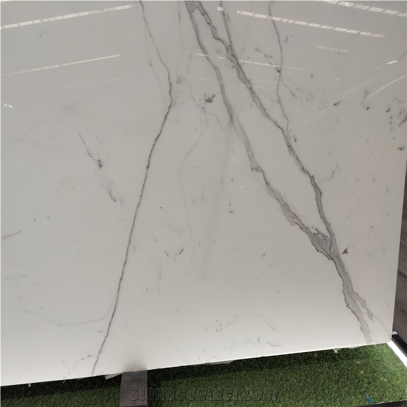 Kungfu Stone Supply Calacatta White Marble Slabs