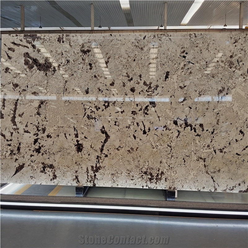 Kungfu Stone Supply Delicatus White Granite Slabs