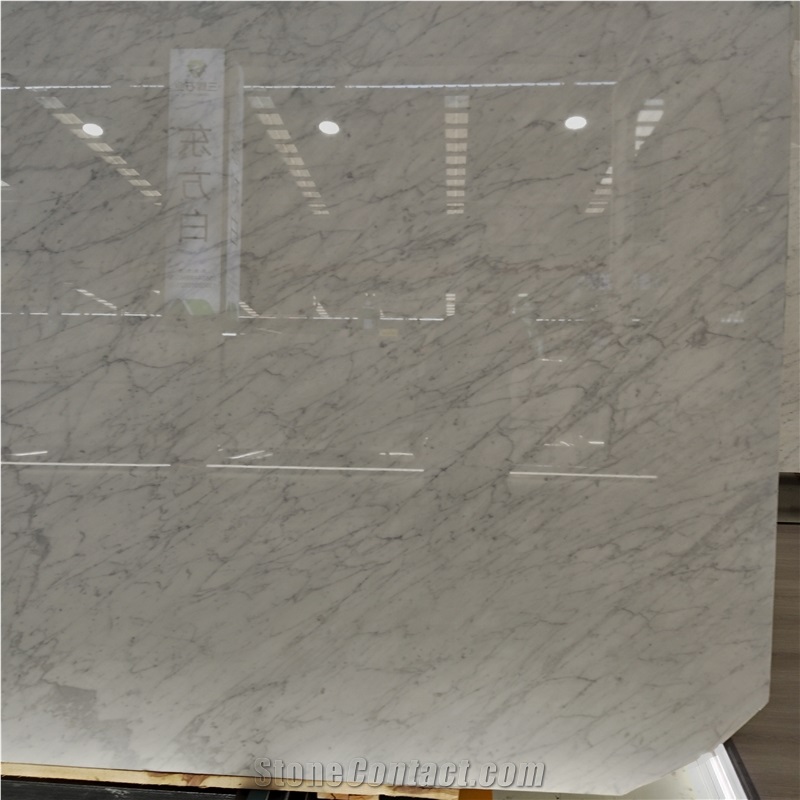 Kungfu Stone Supply Italian Bianco Carrara Marble Slabs