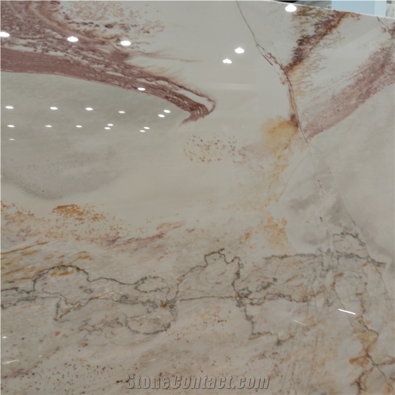 Kungfu Stone Supply Rosa Aurora Quartzite Slabs