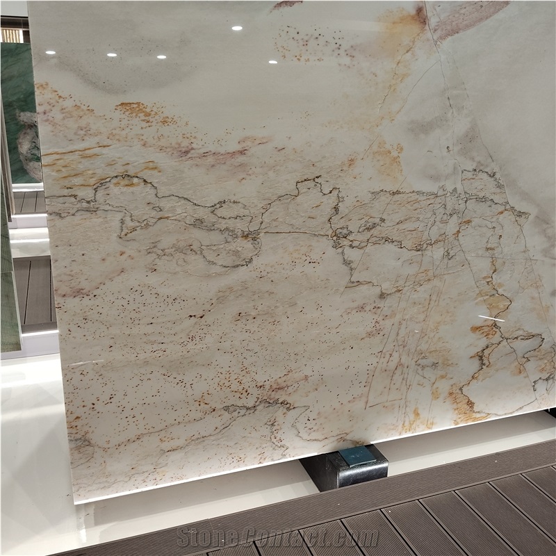 Kungfu Stone Supply Rosa Aurora Quartzite Slabs