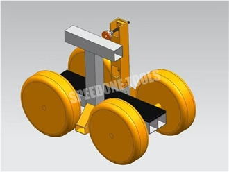 Aluminum Dolly Stone Slab Trolley