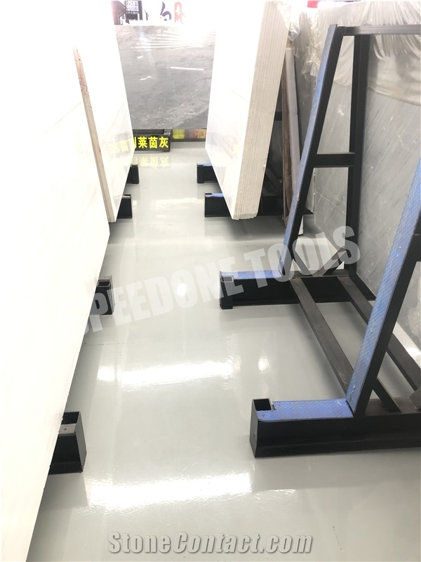 H Steel A-Frame Rack For Granite Mable Quartz Slabs