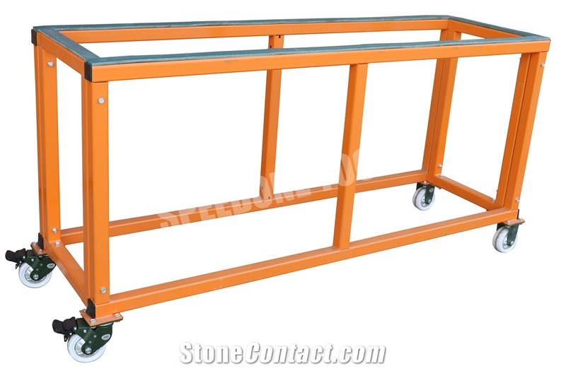 Steel Work Table For Stone Processing Fabrication Table
