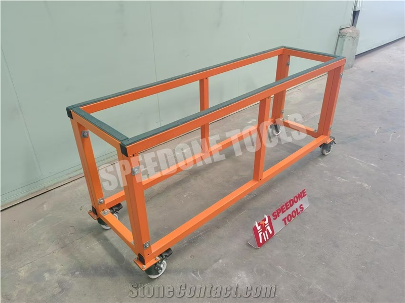 Steel Work Table For Stone Processing Fabrication Table