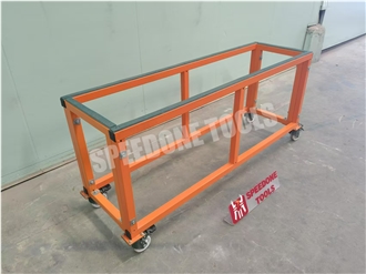 Steel Work Table For Stone Processing Fabrication Table