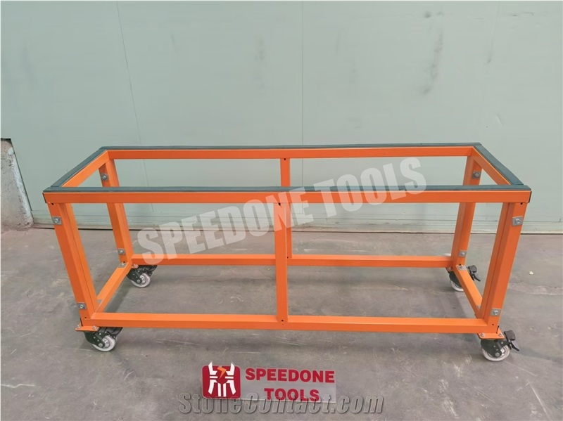 Steel Work Table For Stone Processing Fabrication Table