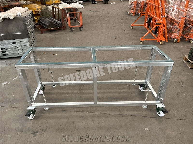Stone Slab Work Table Countertop Fabrication Stand
