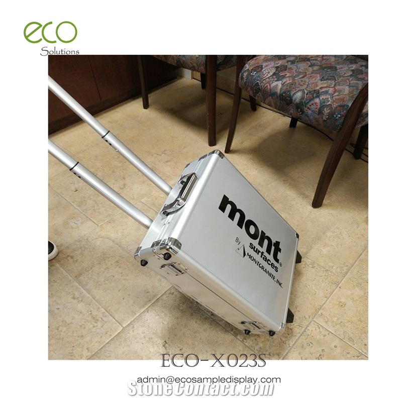 Granite Quartz Stone Sample Suitcase