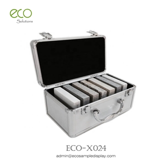 Granite Quartz Stone Sample Suitcase